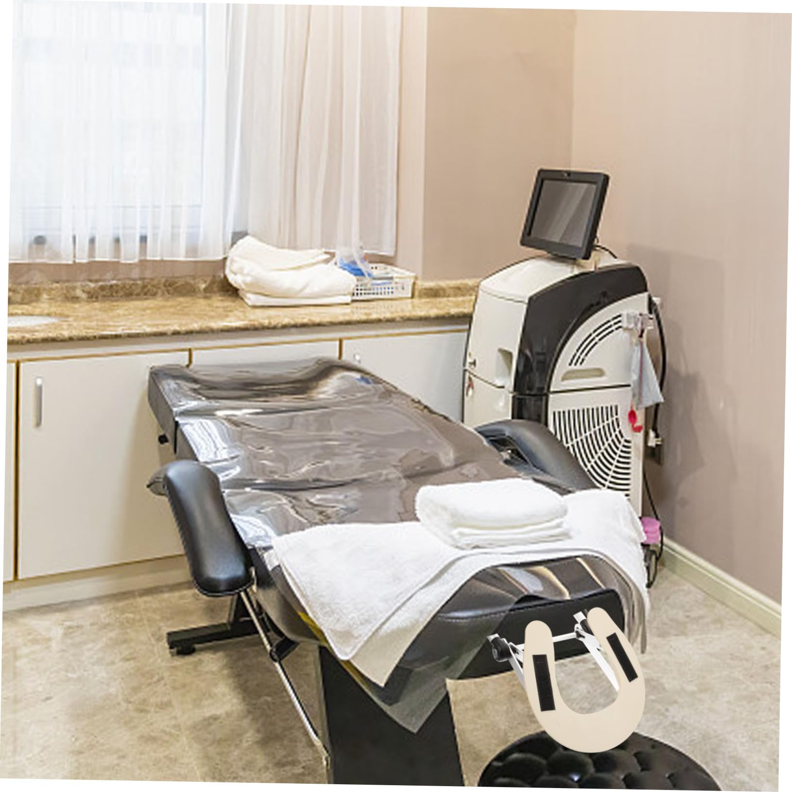 POPETPOP Poggiatesta Ergonomico per Lettini Massaggio Materiale Sicuro e Confortevole per Spa e Trattamenti