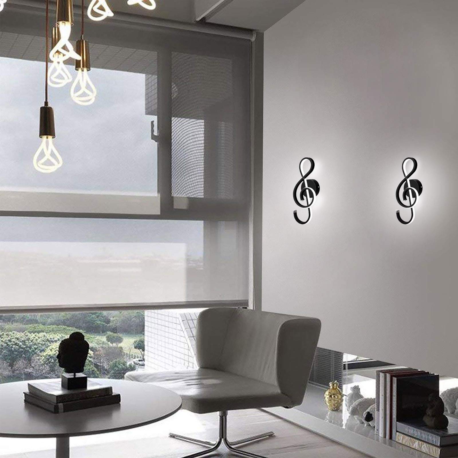 KAWELL Creativo Moderno Lámpara de Pared LED Luz de Pared Interior