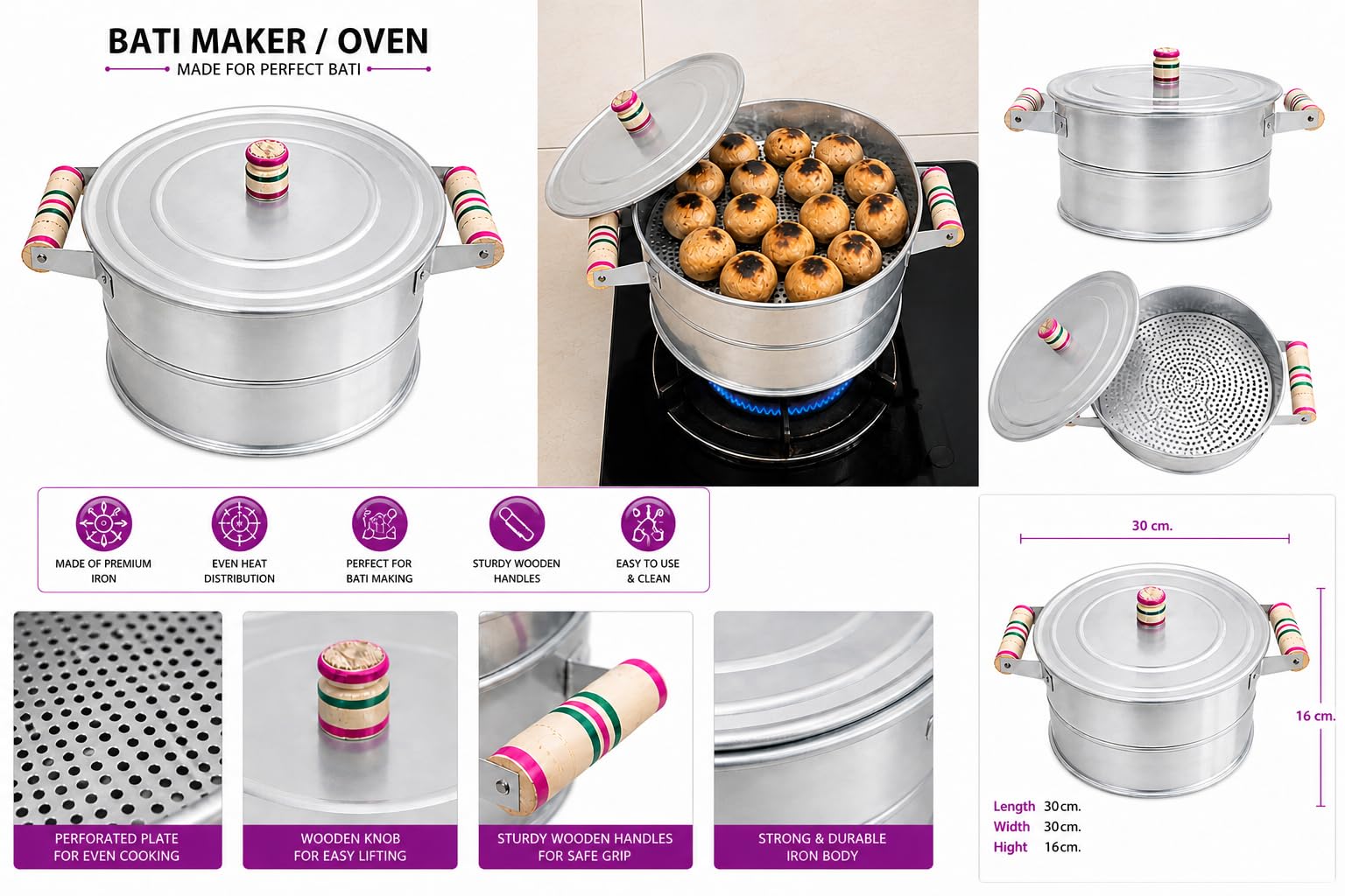 Nagda Multi-Purpose Oven - Tandoor & BBQ Grill -5
