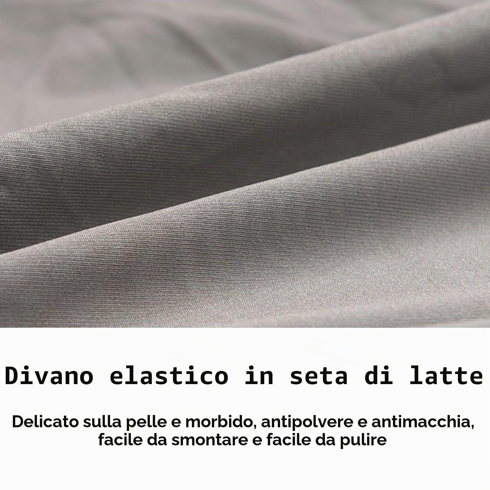 Amsg Copridivano con Penisola Elasticizzato A Sinistra Destra, Copridivano AntiGraffio Gatto Chaise Longue Sofa Cover A Forma di L,L,L 190~230cm
