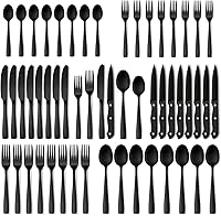 Vista 9 de Hiware – Juego de cubiertos de acero inoxidable