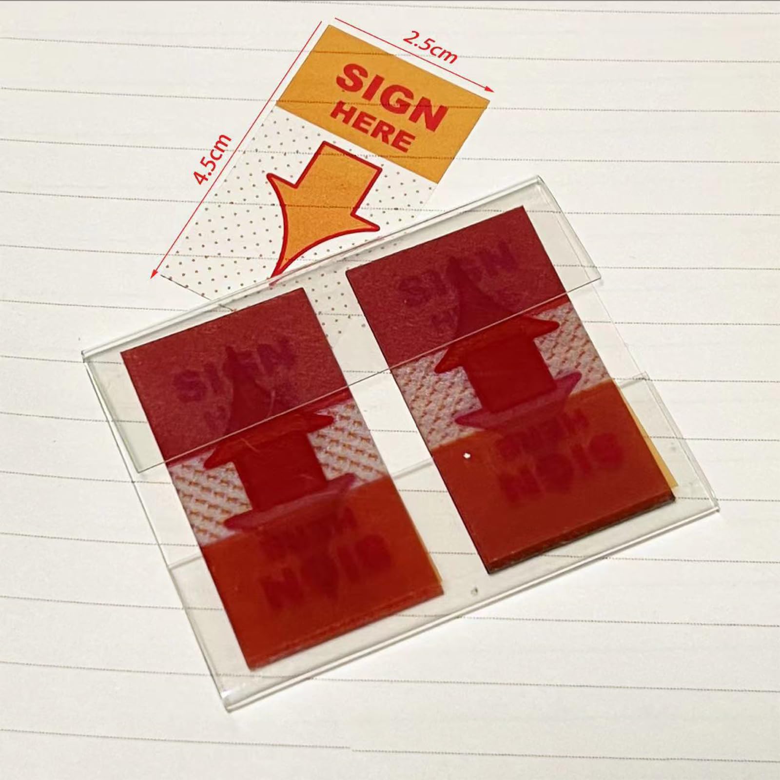 Yuelulala 1200pcs/24 Pack Sign Here Stickers - Image 2
