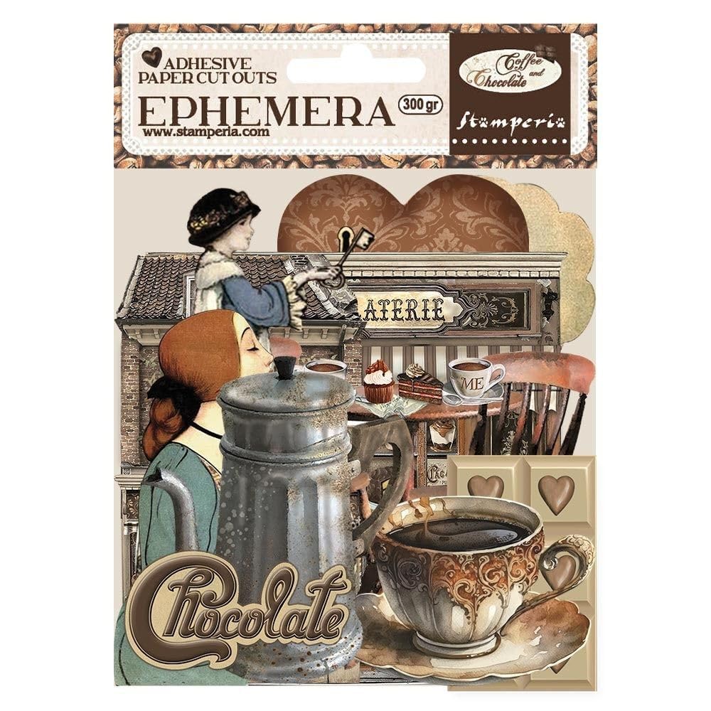 Stamperia International Coffee And Chocolate Ephemera