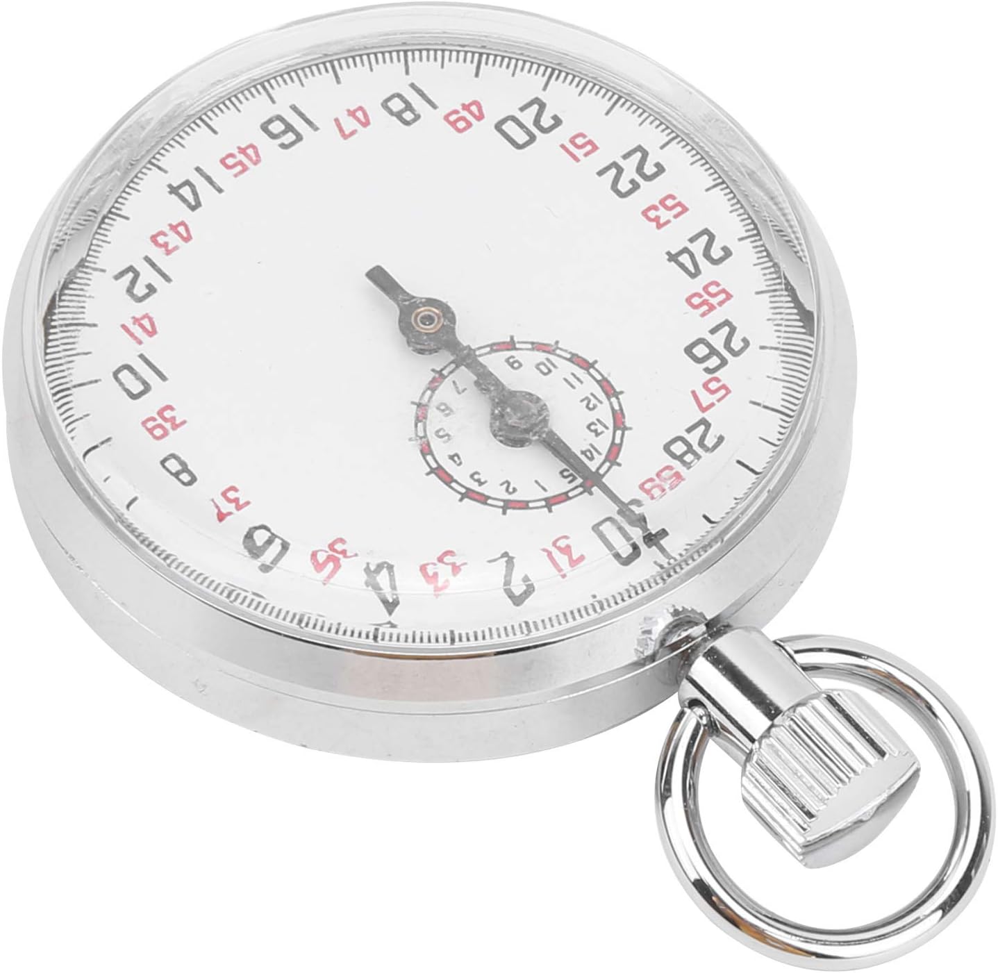 Fydun Mechanical Stopwatch Round Sports Chronograph Running Timer Physics Teaching Equipment for Sports Fitness and Referees