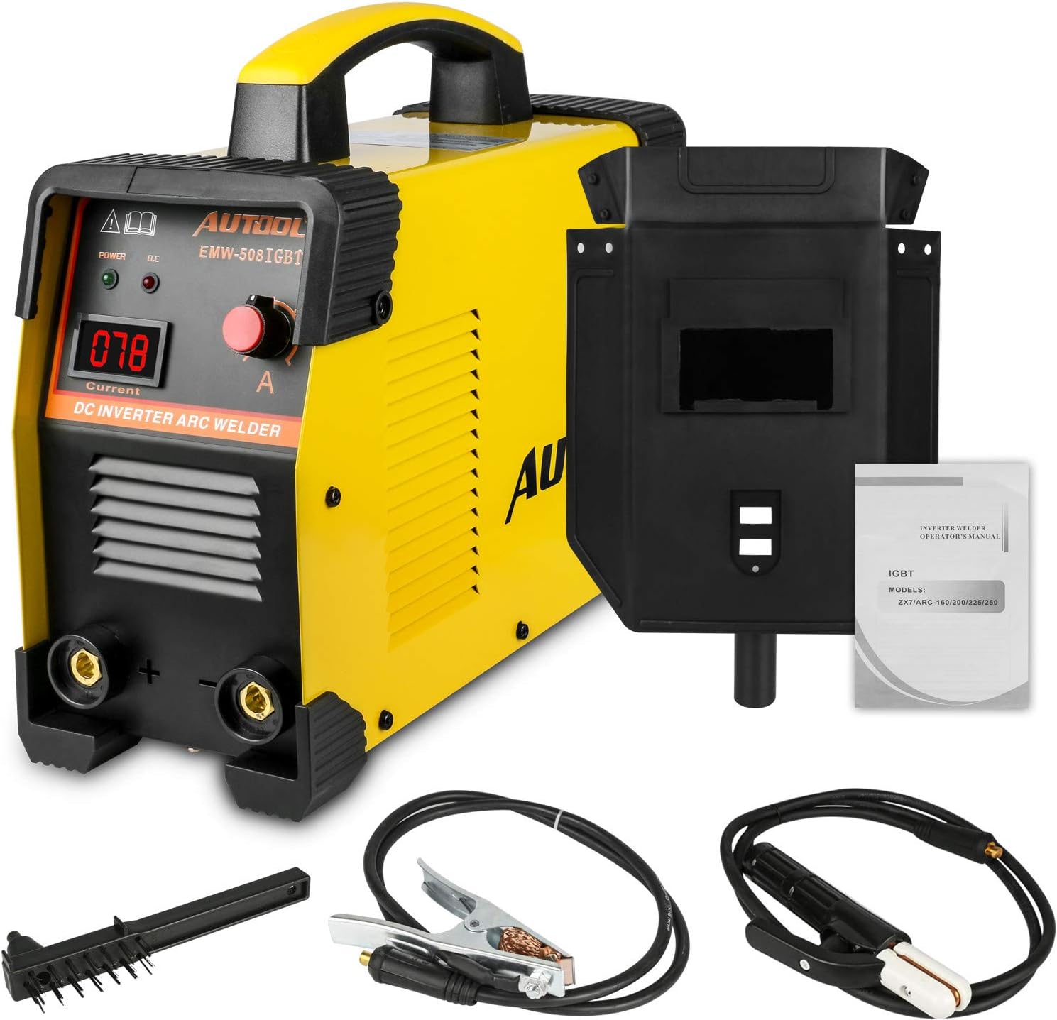 20-160Amp Welding Machine, DC Dual Voltage Hot Start ARC MMA IGBT Portable Inverter Welder Digital Display LCD