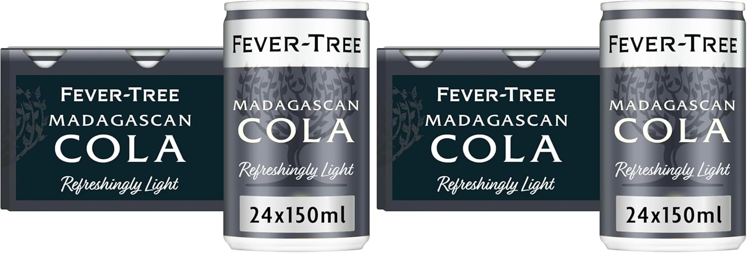 Fever-Tree Light Madagascan Cola 24x150ml Pack of 2