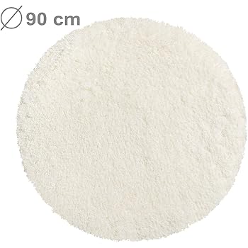 Hkliving Badezimmerteppich Schwarz Weiss Rund O80cm Amazon De Kuche Haushalt