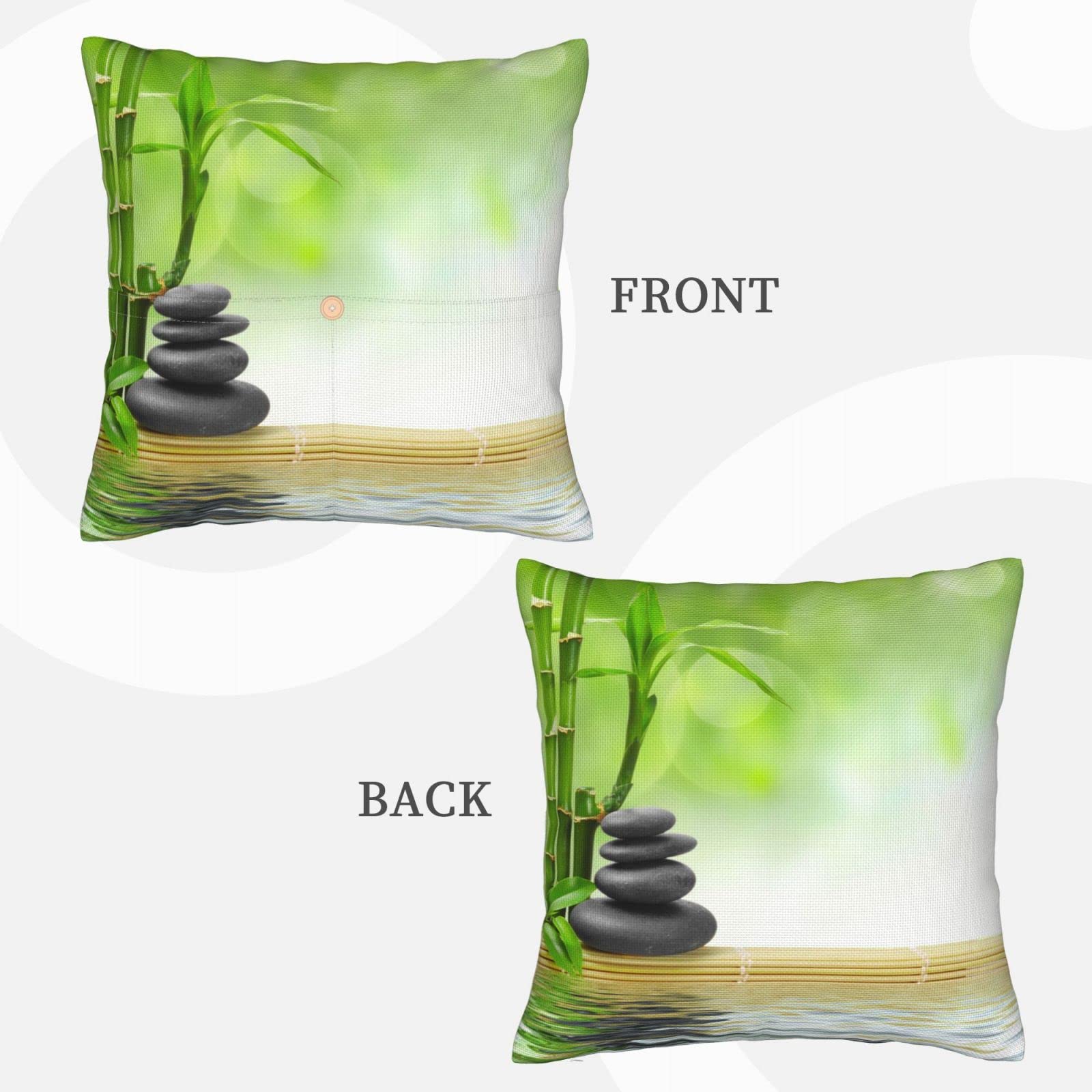 Stein-Bambus-Kissenbezge, 1 Packung, Hanfimitat, quadratische  Kissenbezge, superweicher Kissenschutz mit Reiverschluss, fr Couch,  Wohnzimmer, Sofa, Bett, Bro, Auto, 40 x 40 cm : Amazon.de: Kche, Haushalt  & Wohnen