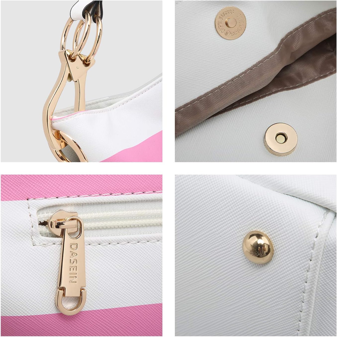 Dasein Hobo Purses for Women Soft PU Leather Handbags Slouchy Hobo Bags Shoulder Bag Top Handle Tote