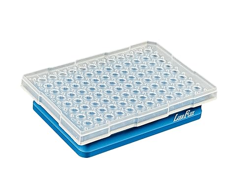 Miniatura 6 de Tubo de bloque de enfriamiento de aluminio Cool Rack 96 Pozos para 0.0 fl oz 0.0 fl oz 96 PCR Placa Tiras Paquete de 1