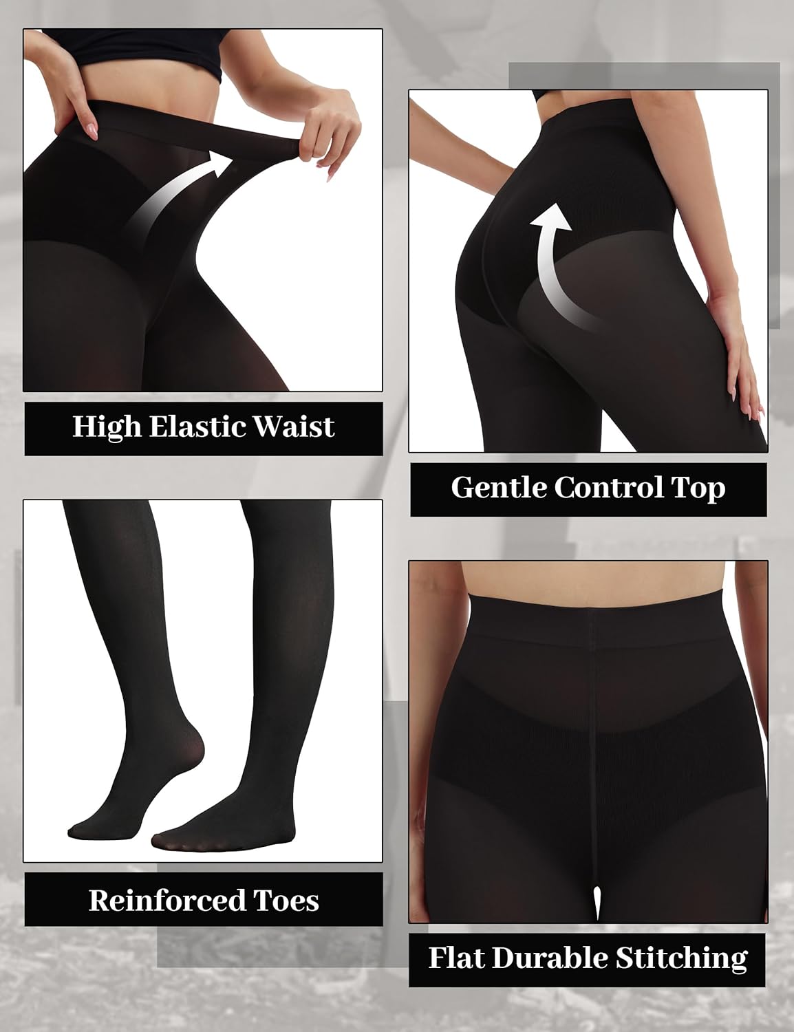 Pairs 80D Tights for Women Opaque Black High Bhutan Ubuy