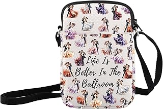 Life Is Better In The Ballroom Crossbody Dance Lover Shoulder Bag - Tango Dancer Gift