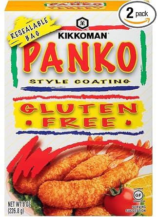 Kikkoman Panko Style Coating, Gluten-Free, 8 Ounces, 2 Pack