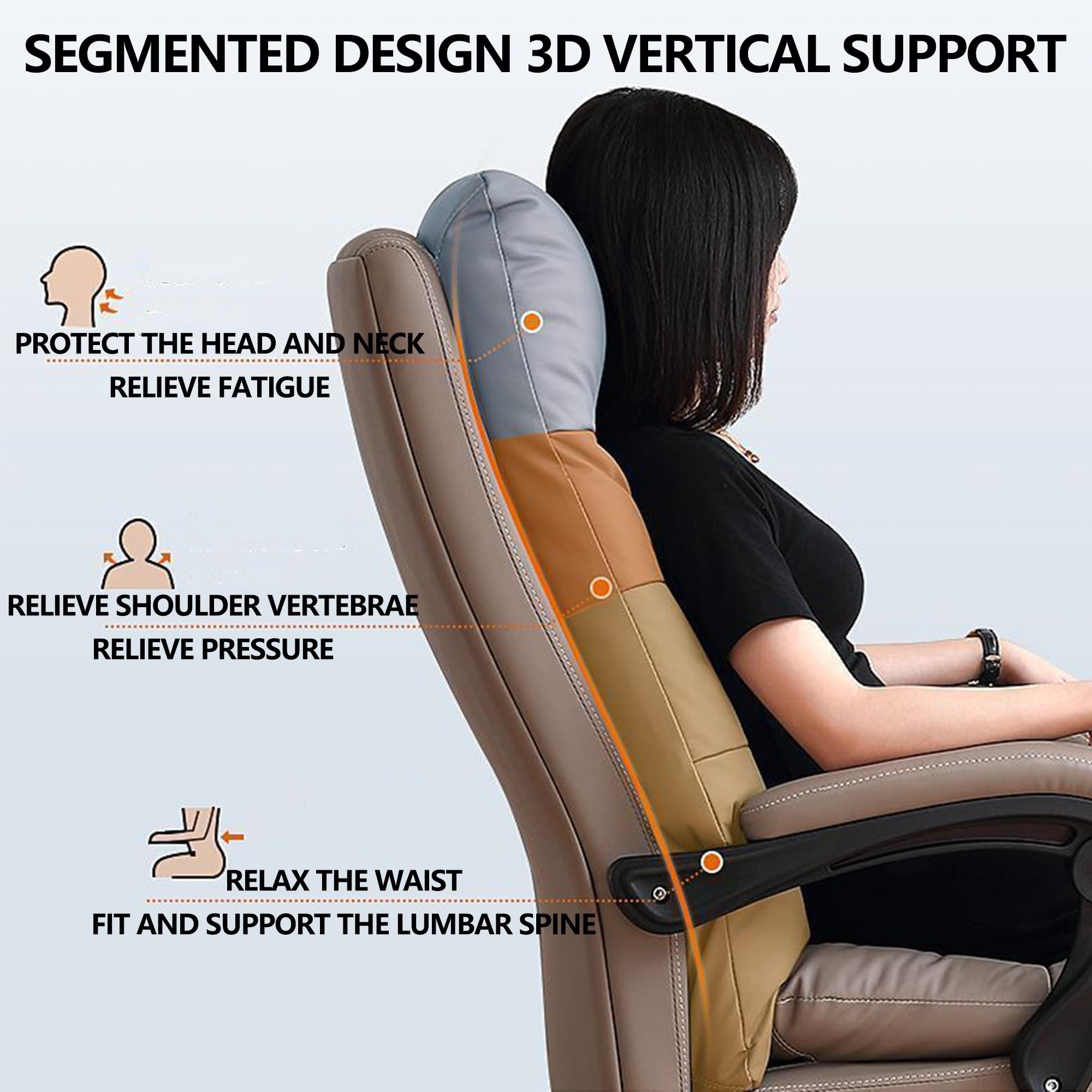 Verstellbarer verstellbarer Computerstuhl mit Fußstütze – ergonomischer Büro-Boss-Schreibtischstuhl, 135° drehbar, Gaming-Stuhl für Zuhause, Studium und Chefgebrauch, bequem und stilvoll