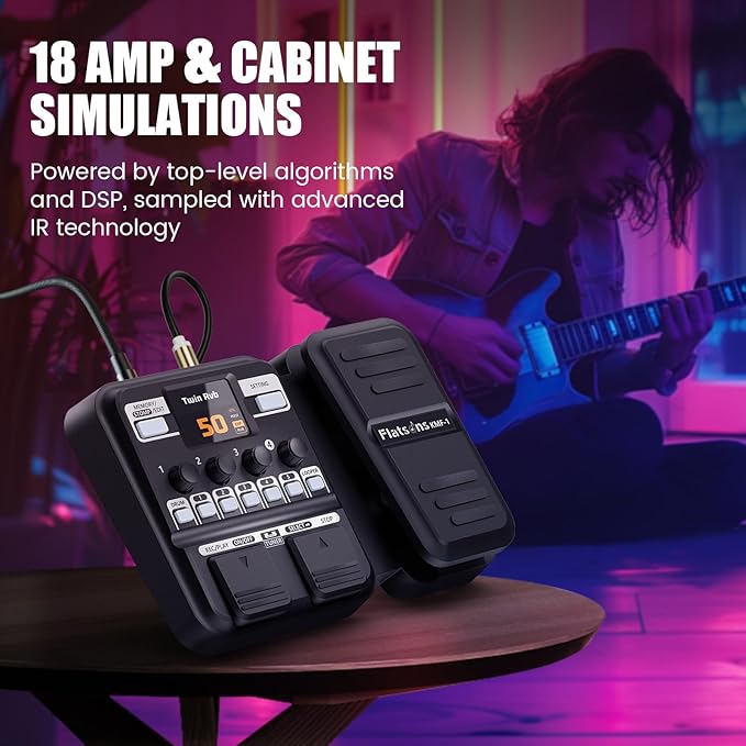 Pedal De Efectos flatsons KMF-1 Multiefecto con 77 Efectos miniatura 3