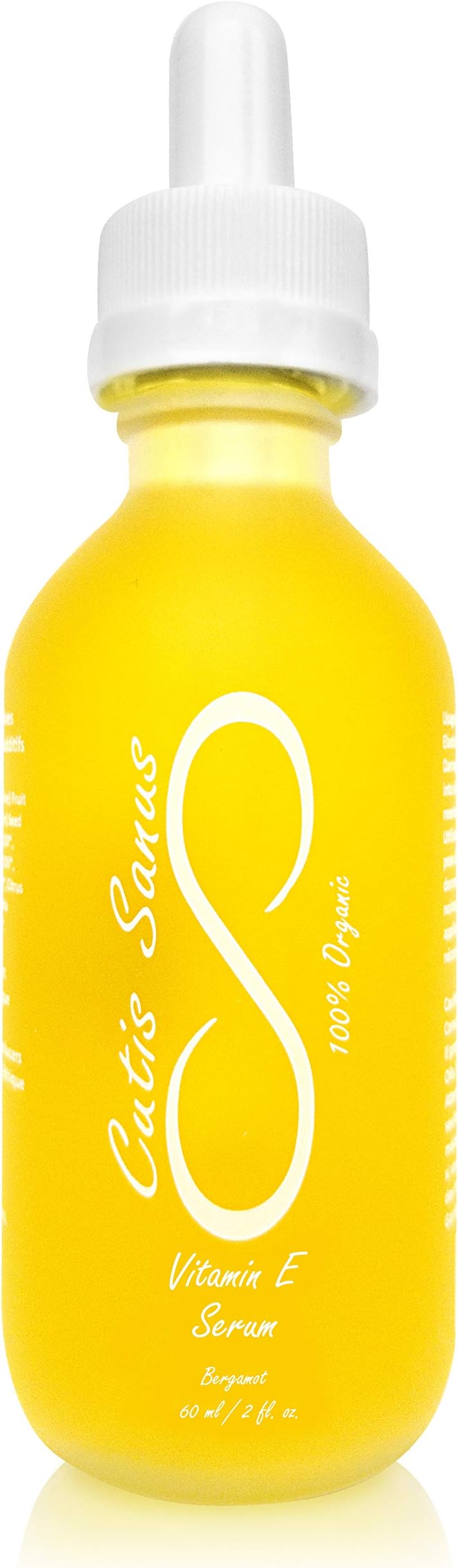 100% Organic Vitamin E Serum Face Oil – Premium 2 oz. by Cutis Sanus – Natural Advanced Hair, Nails, Skin Care Face Serum, For Reducing Scars & Stretch Marks, Wrinkles & Fine Lines