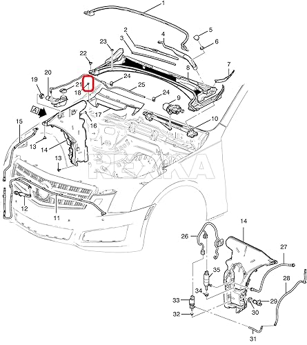 Miniatura 8 de Rexka 10 piezas de clip de retención para panel de moldura de puerta 11519031 compatible con GM Chevrolet Hummer H2 Equinox Camaro GMC Terrain