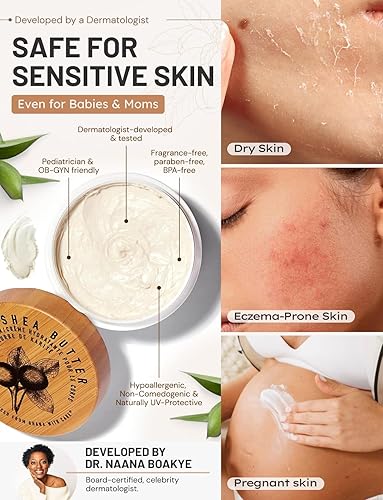 Miniatura 4 de Karité Crème Corps Crema corporal de manteca de karité  Hidratante hidratante para piel seca y sensible  Formulado y aprobado por dermatólogos