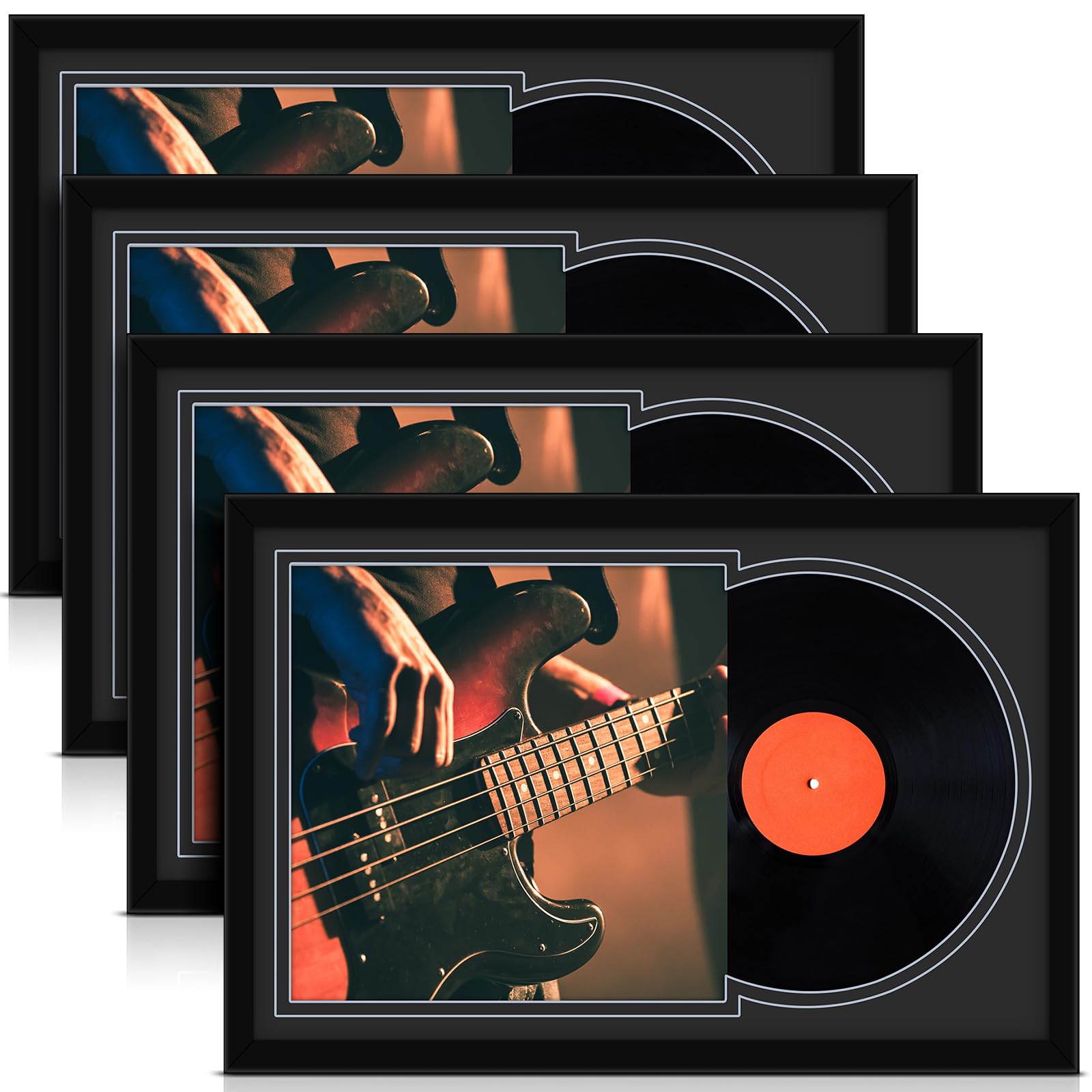 Amazon.com - Colingmill 4 Pcs Vinyl Record Display Frame 16x22