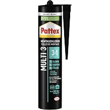 Pattex Montage Express, Strong mounting Adhesive for Quick bonding, Universal Adhesive for All Materials, Building Adhesive with Strong Initial Adhesion, 1 x 440 g Cartridge