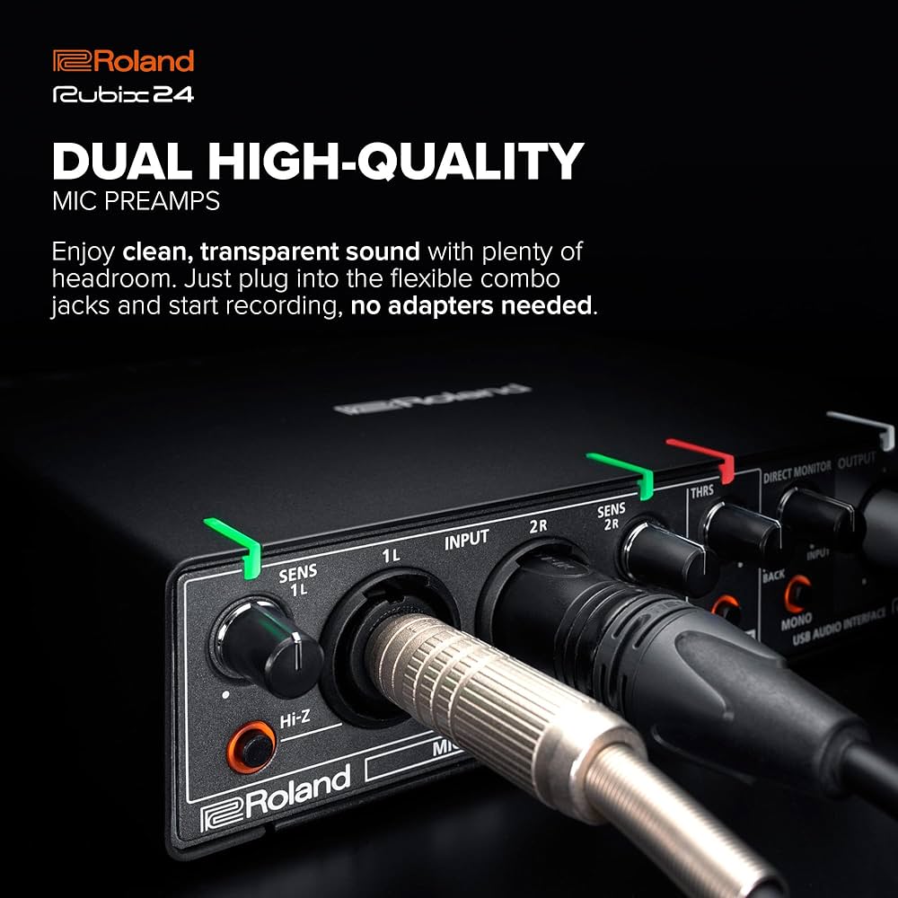 DTM・DAW Roland Rubix24 USB AUDIO INTERFACE Roland Rubix24 High-Resolution 2-In/4-Out USB Audio Interface