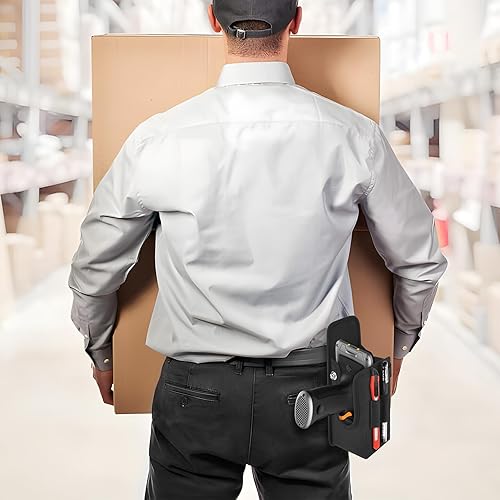 Miniatura 6 de Funda para escáner de código de barras, bolsa universal para escáner para computadoras móviles con agarre de arma, escáneres de código de barras de