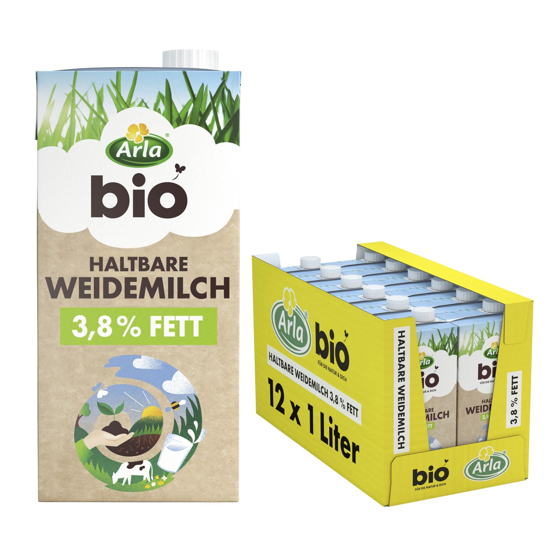  Arla Bio Haltbare Weidemilch 3,8% Fett für gesunde Ernährung im Haushalt
| Arla Bio Haltbare Weidemilch 3,8% Fett für f