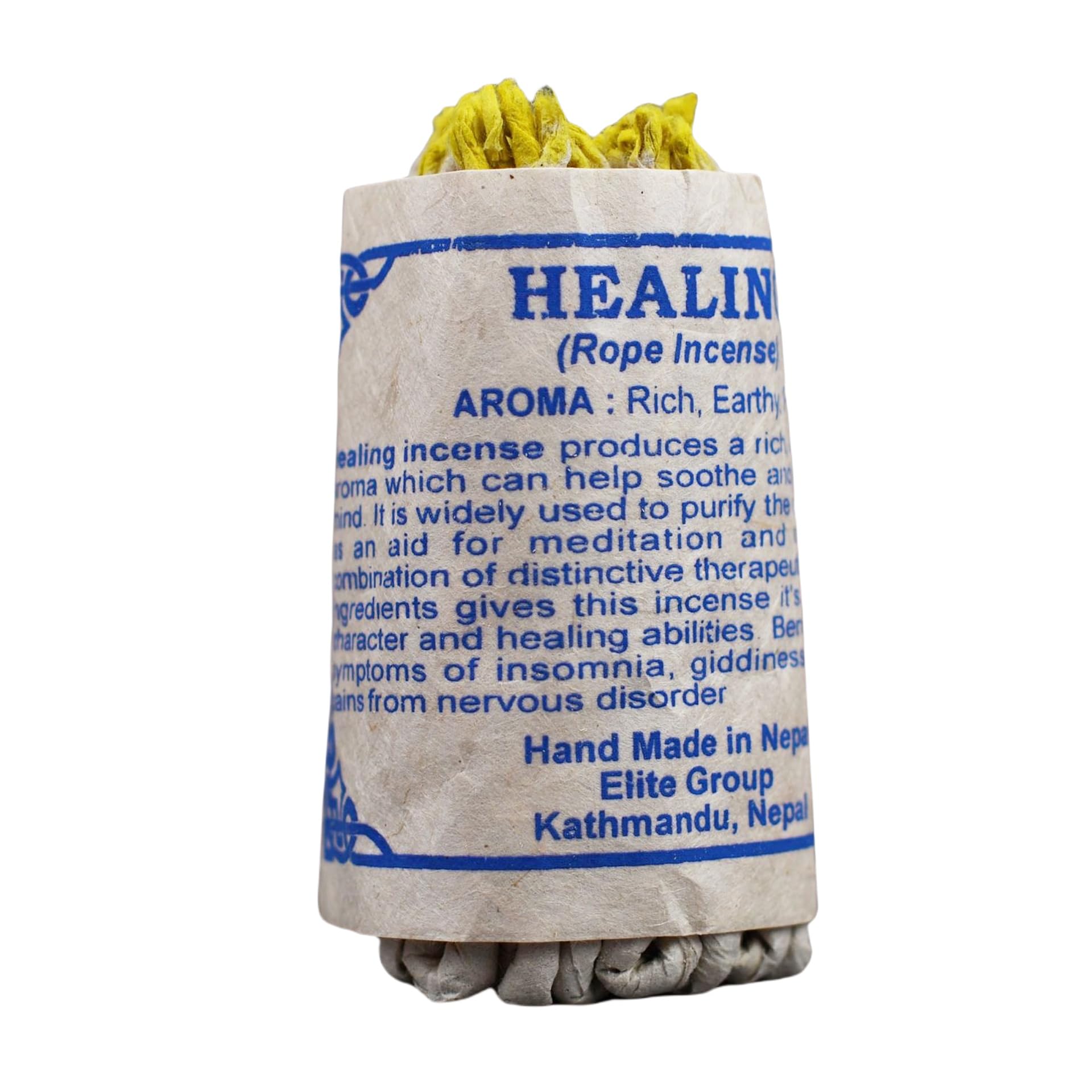 Fay Bless Handmade Rope Incense from Nepal 2 Bundles (Healing)