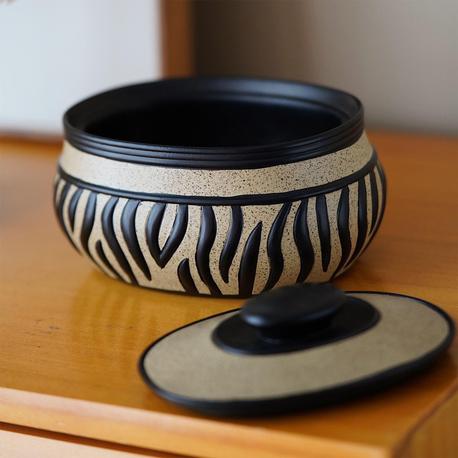 Pudełko Na Biżuterię Zebra Print Organizer Na Drobiazgi