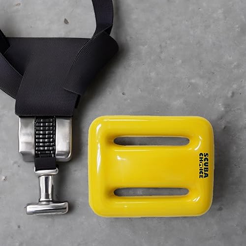 Miniatura 8 de Scuba Choice Pesas de buceo con revestimiento de vinilo, color negro (1.2 libras), compactas y duraderas, control de flotabilidad de precisión,