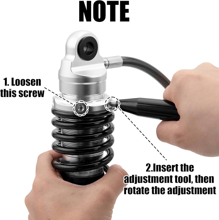 Amazon.com: Mofun Remote Reservoir Rear Suspension Shocks with Amazon.com: Mofun Remote Reservoir Rear Suspension Shocks with