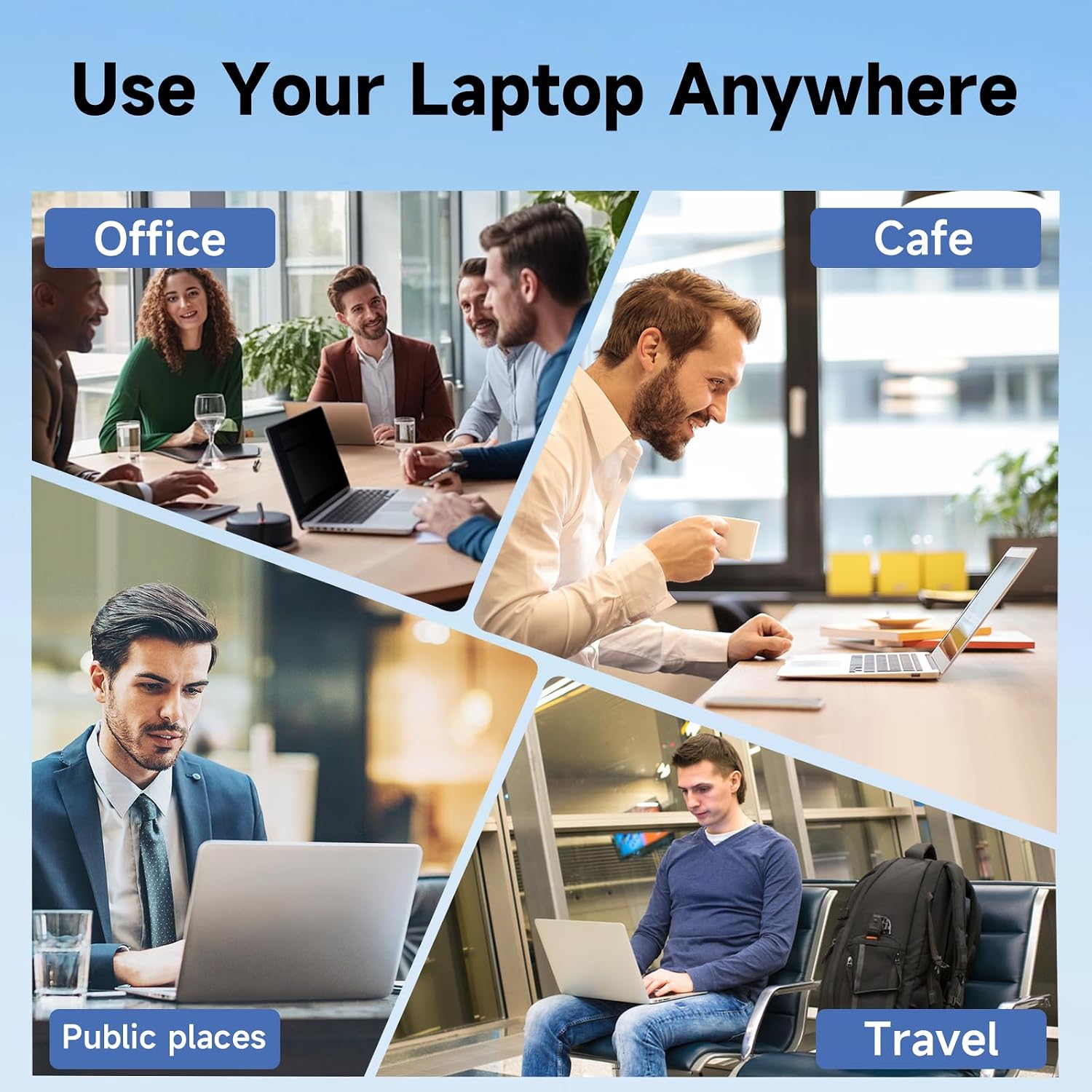 Laptop Privacy Screen 16 Inch, Laptop Screen Privacy Shield 16:10 Aspect Ratio Anti-Glare Blue Light Computer Monitor Protector,