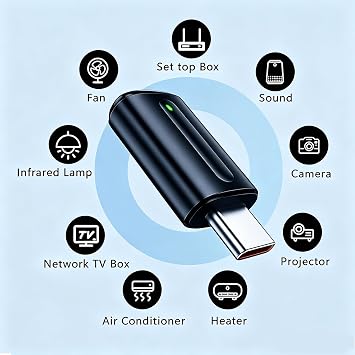 Flylin Universal Mini Smart IR Remote Controller Type-C for iOS Android