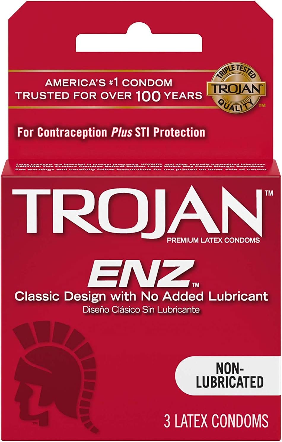 Non-Lubricated Condoms - 3 Ea/Pack, 1 Pack