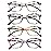 HEEYYOK 2.5 Reading Glasses Women Small Face 4-Pack Colorful Reader For Womens Cheaters Reading Ladies Lightweigth Flexible Spring Hinge