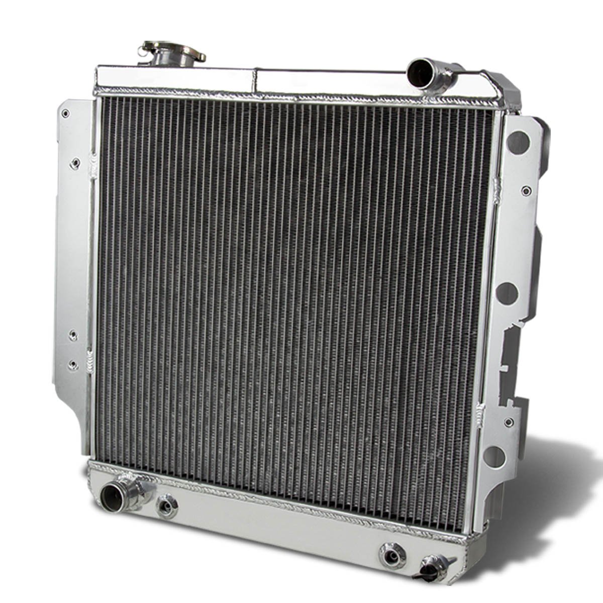 Photo 1 of DNA Motoring RA-JEEP87-3 Aluminum Racing Radiator,Metallic
