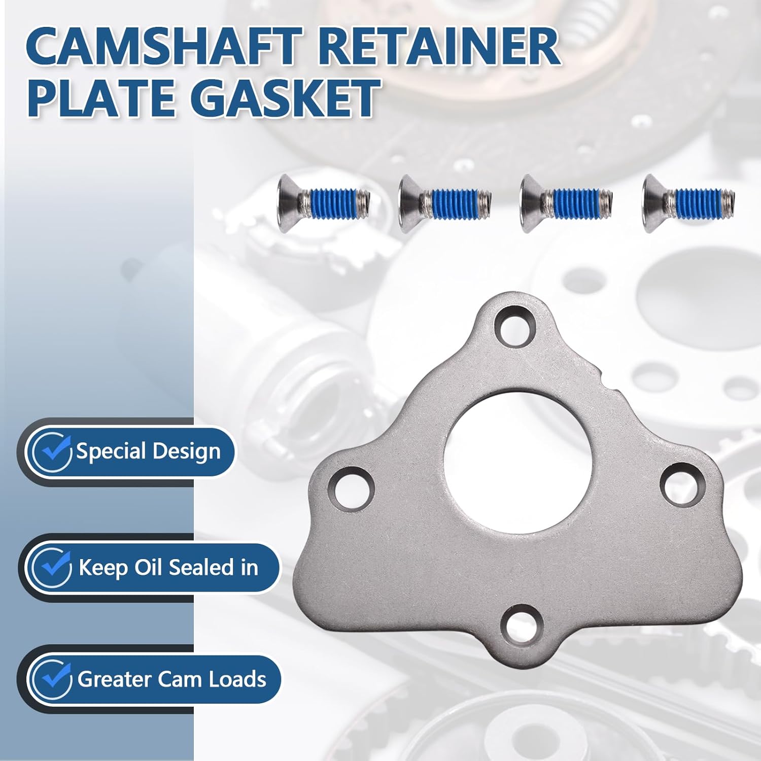 AFM/DOD 5.3 Camshaft Kit Fit for Chevy Silverado 1500 Tahoe GMC Envoy Sierra Buick Isuzu 2007-2013 V8 16 Valves with Head Gasket Set & Water Pump