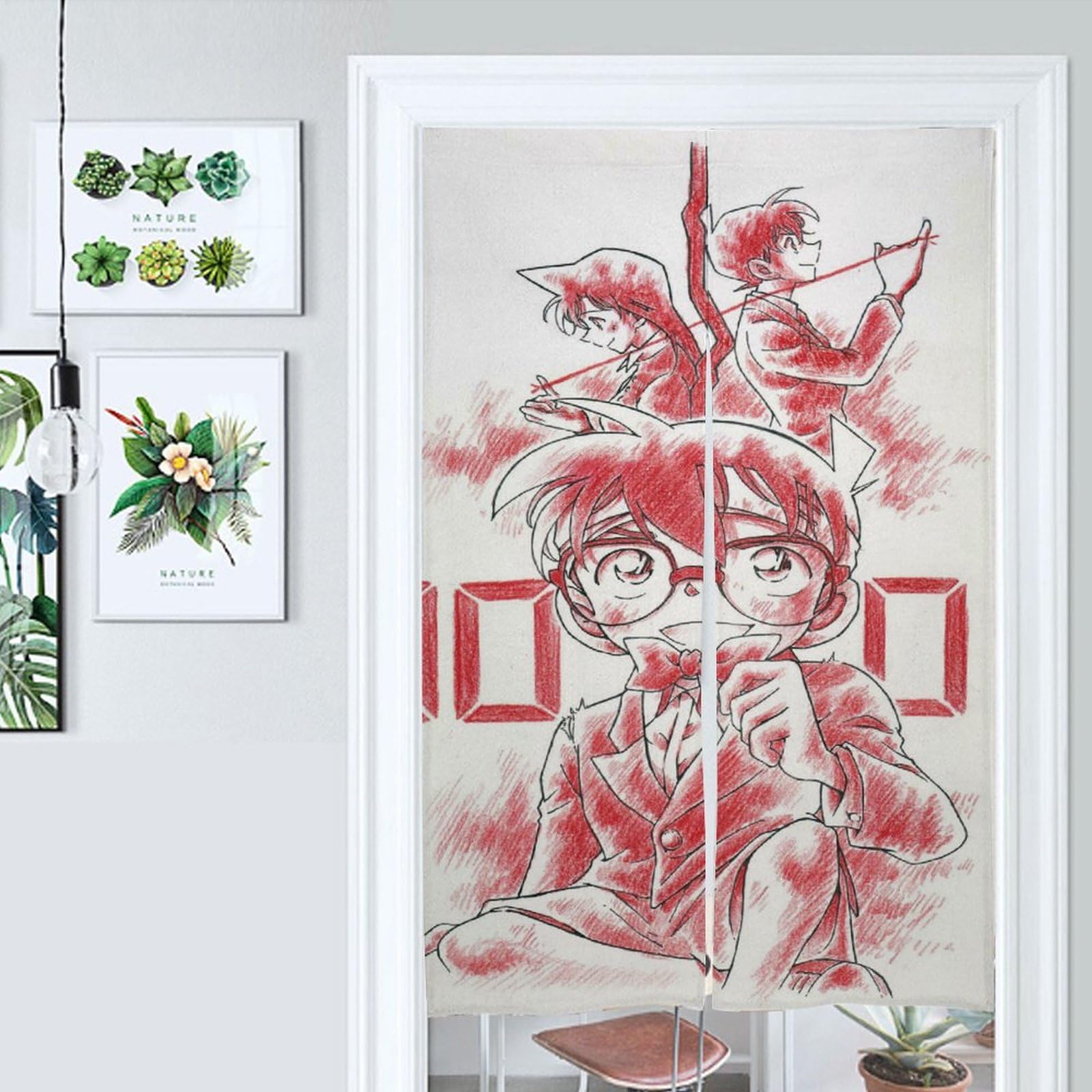 Amazon｜のれん 名探偵コナン 毛利蘭 人気 アニメ 漫画 おしゃれ