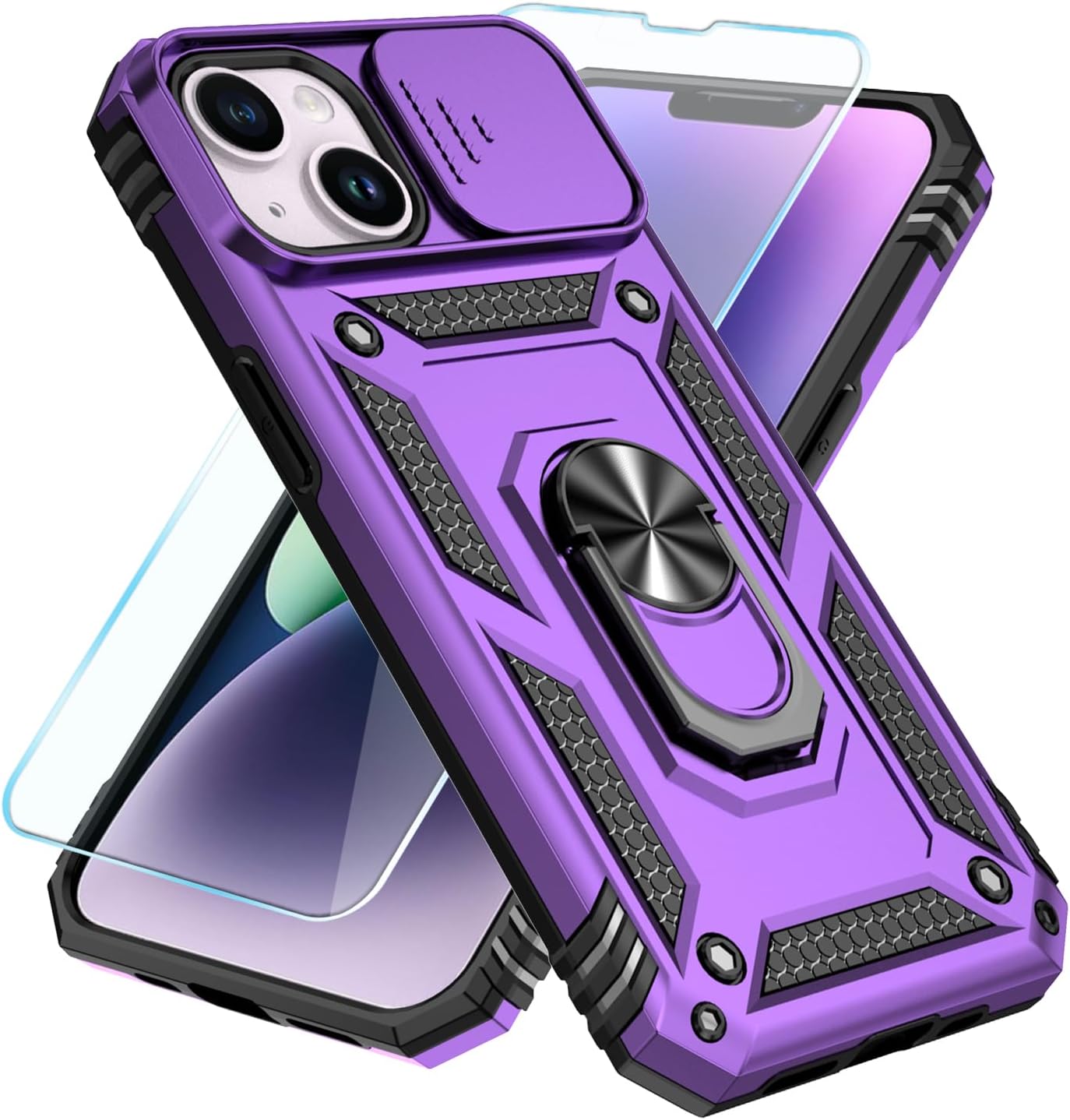 SunStory Compatible with iPhone 13 Case/iPhone 14 Case with