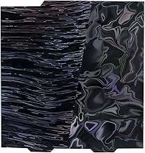 IdeaFormer-3D Smooth PER Build Plate for Bambu Lab A1 Mini,Double Sided Water Ripples+Wood Grain Flexible Spring Steel Print Bed 184x184mm for Bambu Lab A1 Mini 3D Printer