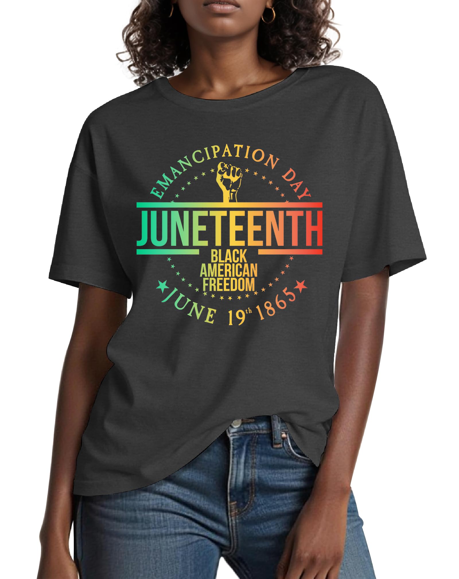 CAZYCHILD Juneteenth Celebrate 1865 Freedom Tee