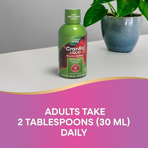 Miniatura 6 de Nature's Way CranRx Extra Strength Cranberry 1,000 mg, D-manosa + Vit C + Hibisco, 16 onzas líquidas