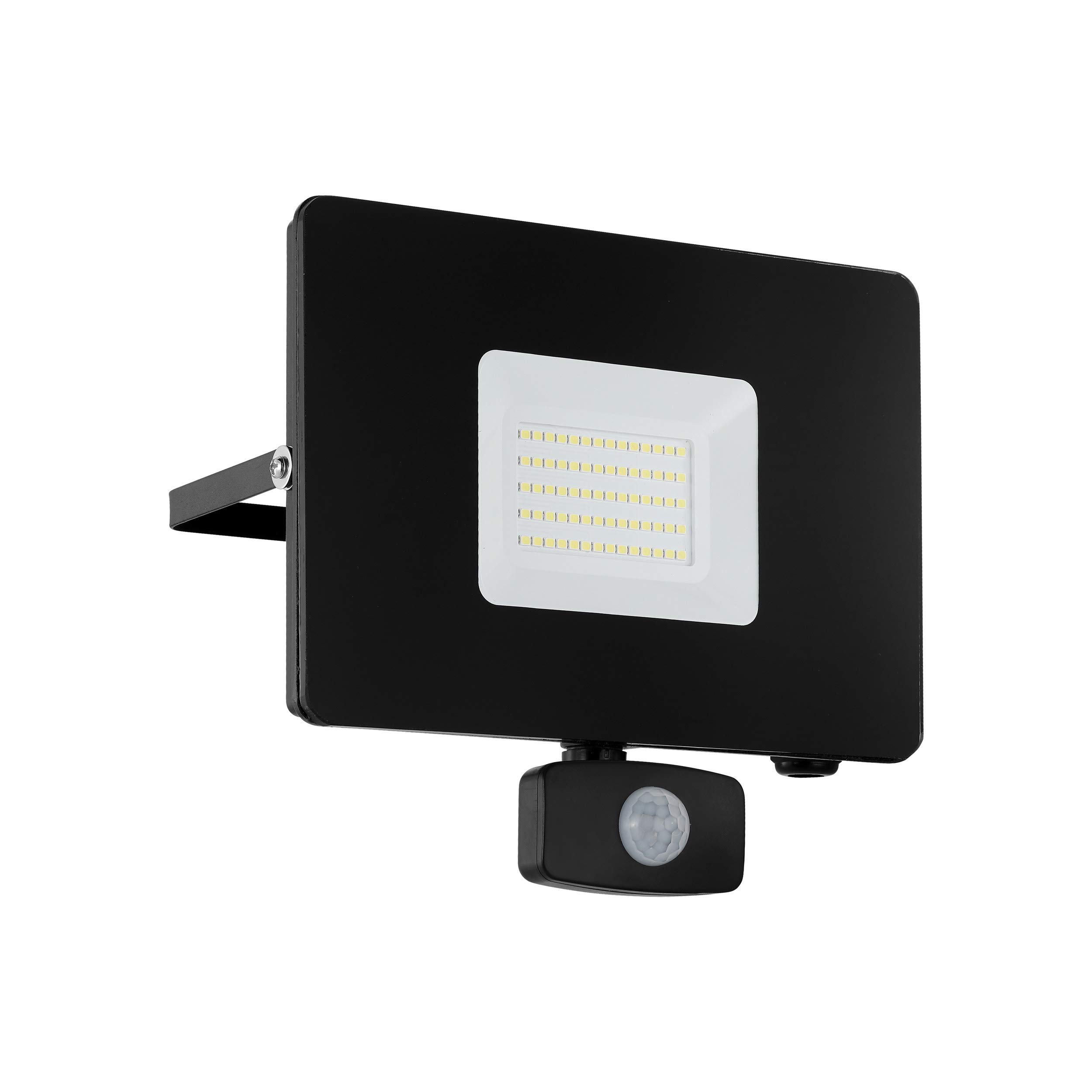 Zewnętrzne światło powodziowe IP44 i czujnik PIR - czarny - aluminium - 50 W wbudowana dioda LED - odporny na warunki atmosferyczne wodoodporny czujnik ruchu przełącznik automatyczny