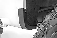 Vista 1 de Rough Country Eliminador de protectores de lodo para Chevy Silverado 1500 (2019-2026) - Tri-Blend ABS resistente, fácil instalación, incluye