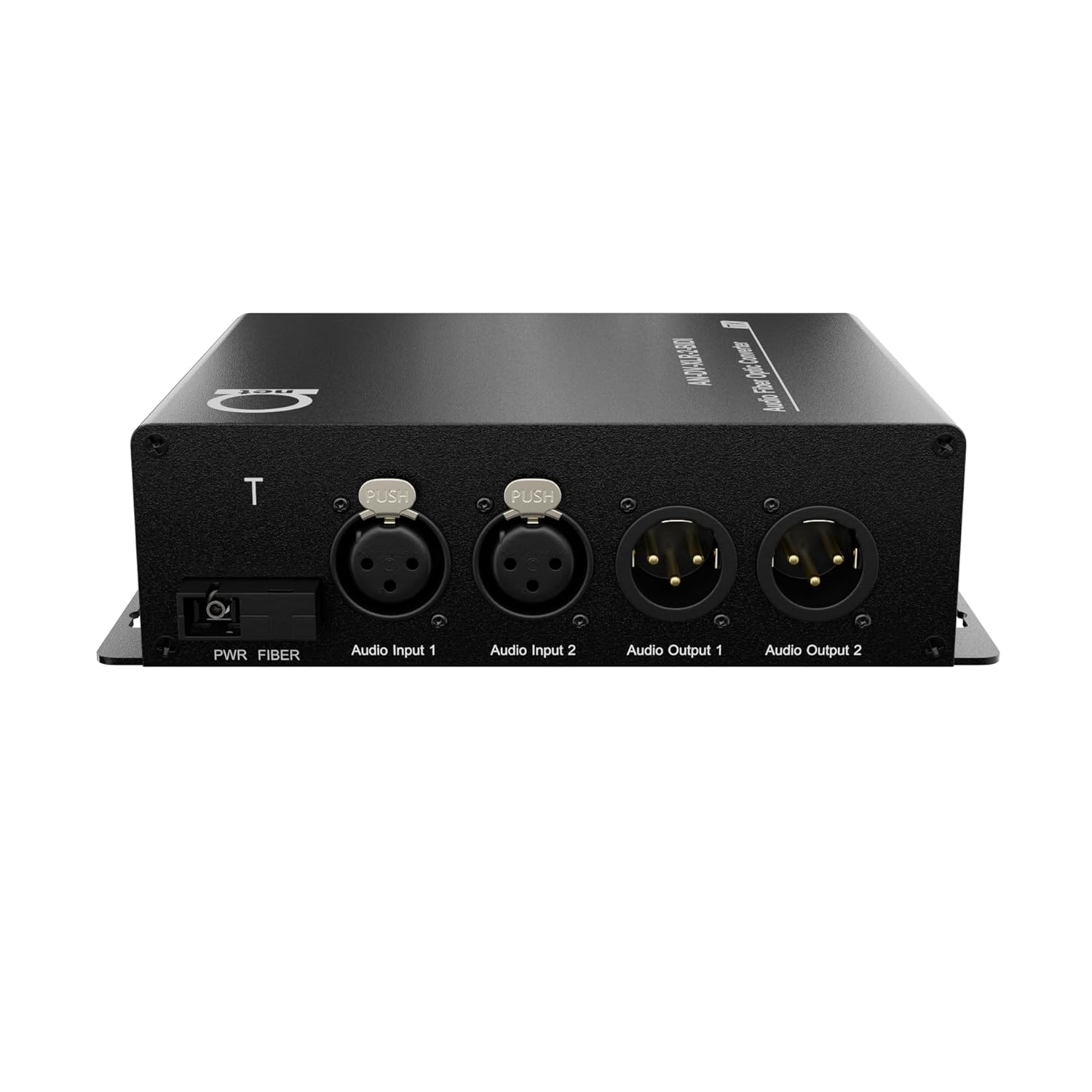 2 Bi-Directional XLR Ports (2-Way) - 2+2 Audio Over Fiber Converter | Extender Kit: 4 Channel Balanced Audio to Fiber Media Converter - Universal Single & Multimode-0.5 km MM (0.31mi) 20km SM (11.4mi)