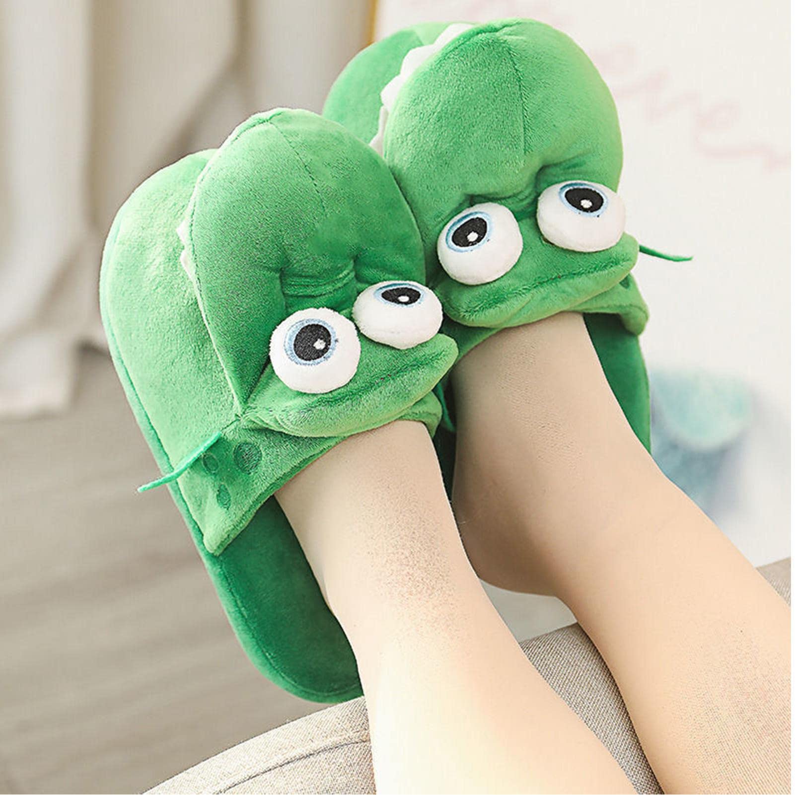 Pantofole Morbide A Forma Di Mucca Per Donna E Uomo – Ciabatte In Peluche Con Suola Antiscivolo, Calde E Divertenti, Taglie 36-41