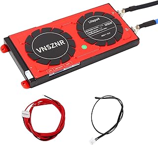 VNSZNR LiFePO4 BMS 4S 12V 150A Lithium Iron Phosphate Battery Management System PCB Protection Board with Balance Leads Wires for LiFePO4 3.2V Cells Battery Pack