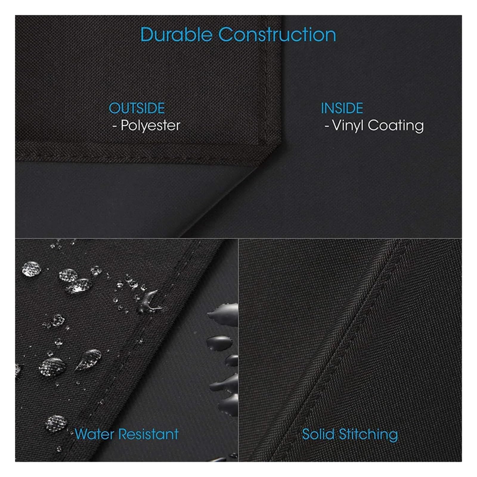 Copertura for barbecue, antipolvere, impermeabile, for da esterno e antipioggia(XL(190X71X117cm))