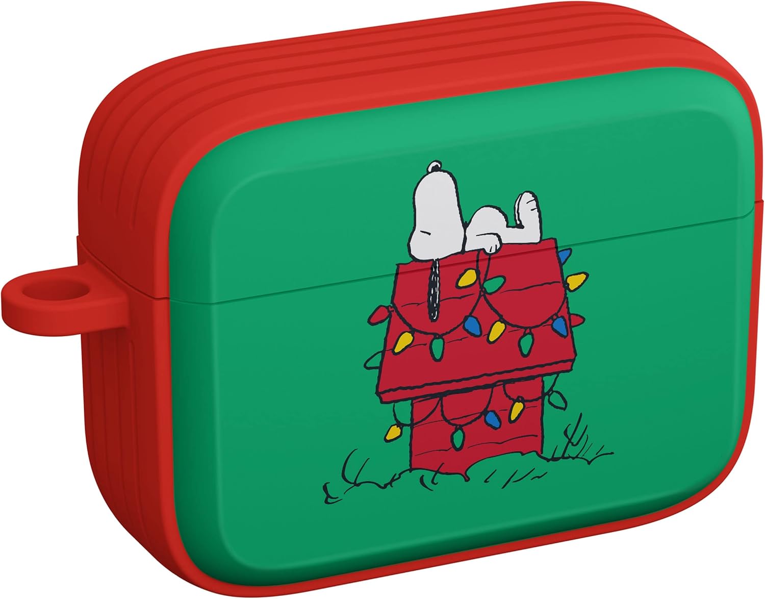 Affinity Bands Peanuts Christmas HDX Case Cover Compatible with Apple AirPods Pro 1 & 2 (Snoopy Xmas)