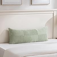 Vista 86 de Fancy Homi - Paquete de 2 fundas de almohada decorativas gris azul pequeño de 14 x 14 pulgadas para sofá, cama, sofá, rústico, estilo granja